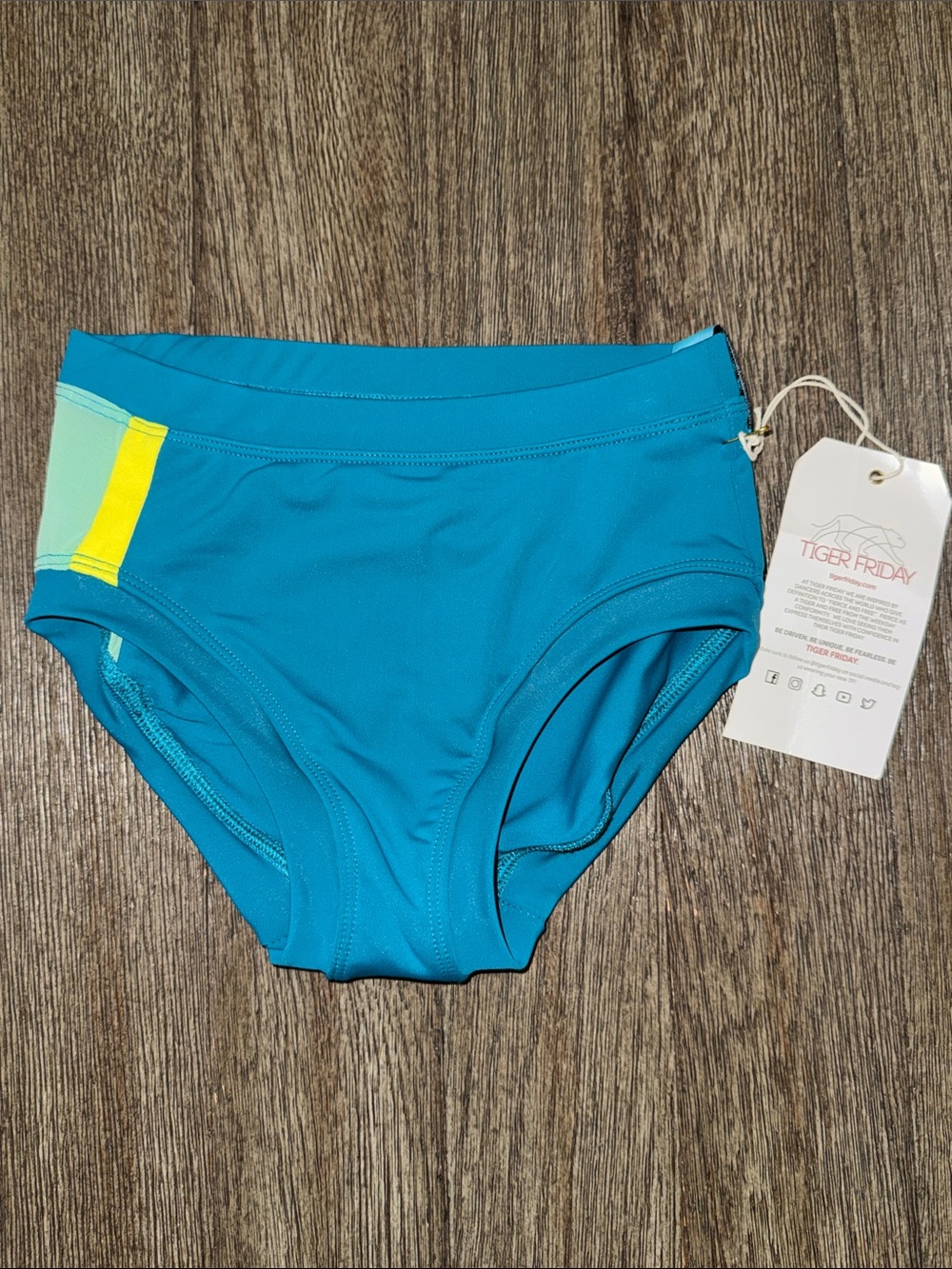 Tiger Friday X Savannah Manzel Dancewear Golden Briefs Daiquiri Adults XS